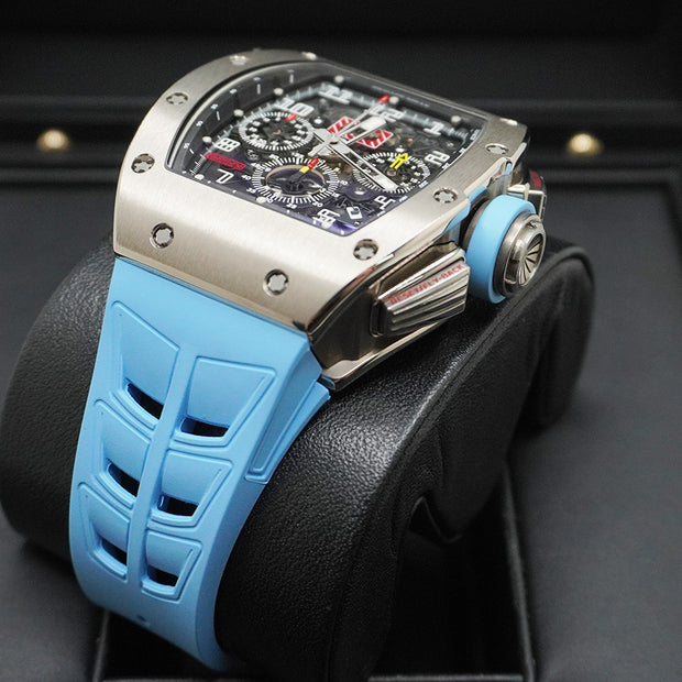 Richard Mille Chronograph RM11-FM Felipe Massa White Gold 50mm Openworked Dial Pre-Owned