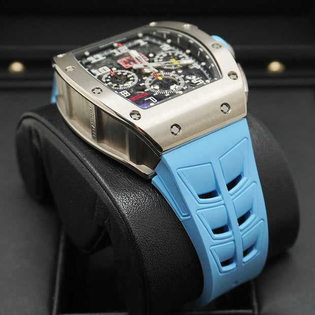 Richard Mille Chronograph RM11-FM Felipe Massa White Gold 50mm Openworked Dial Pre-Owned