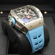 Richard Mille Chronograph RM11-FM Felipe Massa White Gold 50mm Openworked Dial Pre-Owned