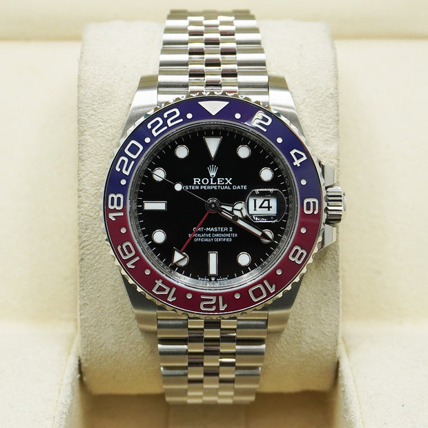 Rolex GMT-Master II "Pepsi" 40mm 126710BLRO Black Dial