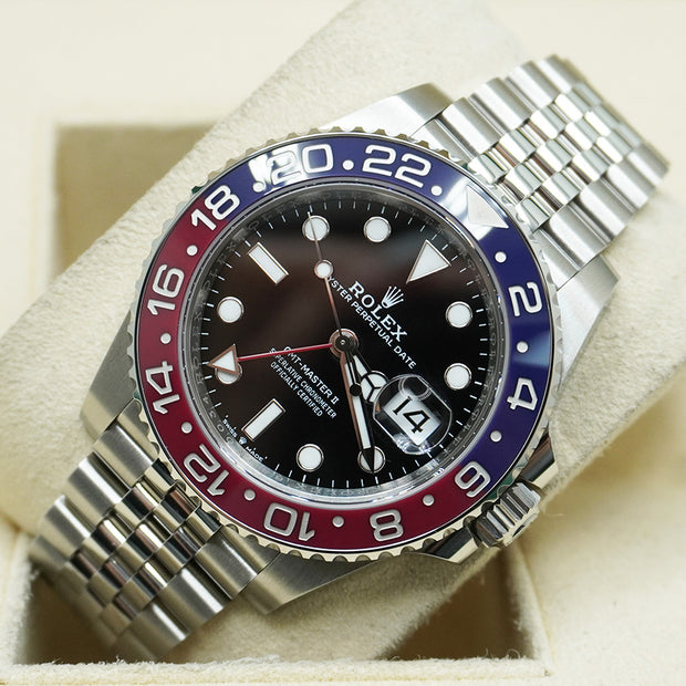 Rolex GMT-Master II "Pepsi" 40mm 126710BLRO Black Dial