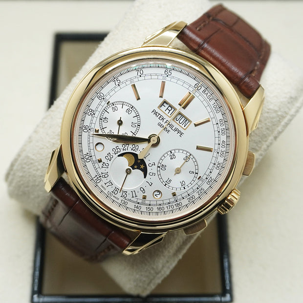 Patek Philippe Grand Complications Perpetual Calendar Chronograph 41mm 5270J Silver Dial