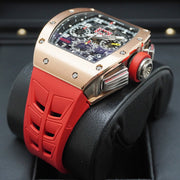 Richard Mille RM11-FM Felipe Massa Chronograph Rose Gold 50mm Openworked Dial Pre-Owned