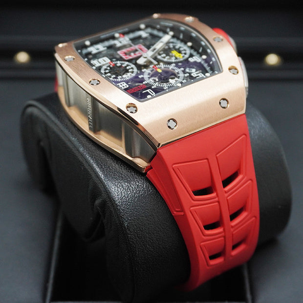 Richard Mille RM11-FM Felipe Massa Chronograph Rose Gold 50mm Openworked Dial Pre-Owned