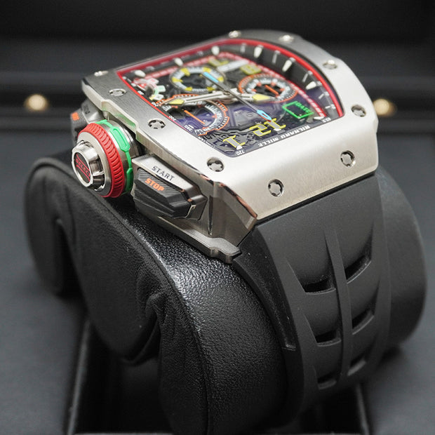 Richard Mille RM65-01 Automatic Winding Titanium Split Chronograph Openworked Dial