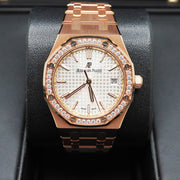 Audemars Piguet Royal Oak 34mm 77351OR Silver Dial