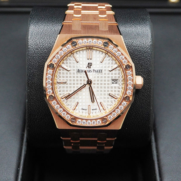 Audemars Piguet Royal Oak 34mm 77351OR Silver Dial