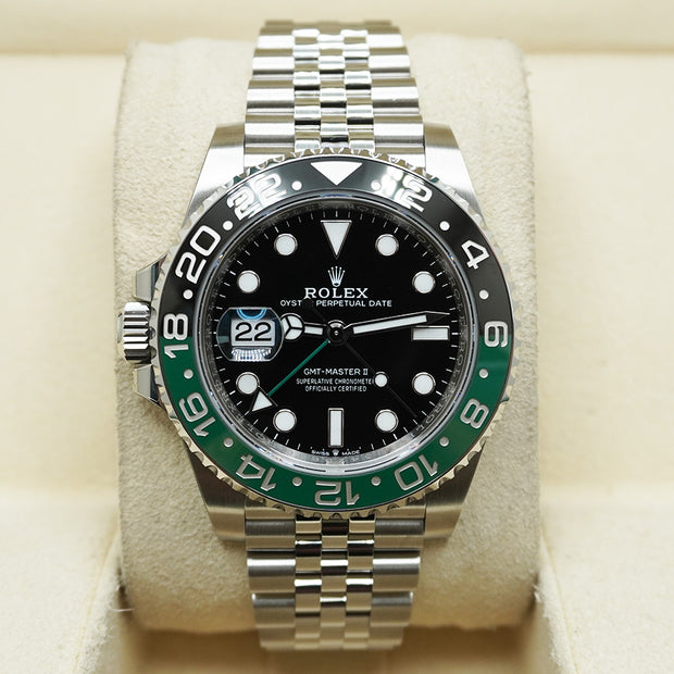 Rolex GMT-Master II 40mm Steel Sprite Lefty Jubilee 126720VTNR