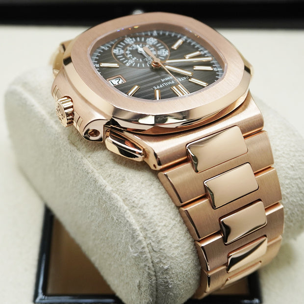 Patek Philippe Nautilus Chronograph 40mm 5980/1R Black Dial