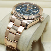 Rolex Sky-Dweller Rose Gold 42mm Blue Dial 336935