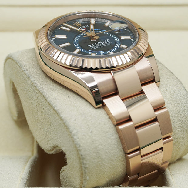 Rolex Sky-Dweller Rose Gold 42mm Blue Dial 336935