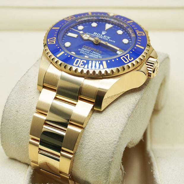 Rolex Sea-Dweller Deepsea 44mm Yellow Gold Blue Dial 136668LB