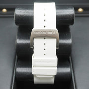 Richard Mille RM67-01 Automatic Winding Extra Flat 47mm Openworked Dial White Strap