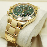 Rolex Daytona 40mm Yellow Gold 116508 Green Dial