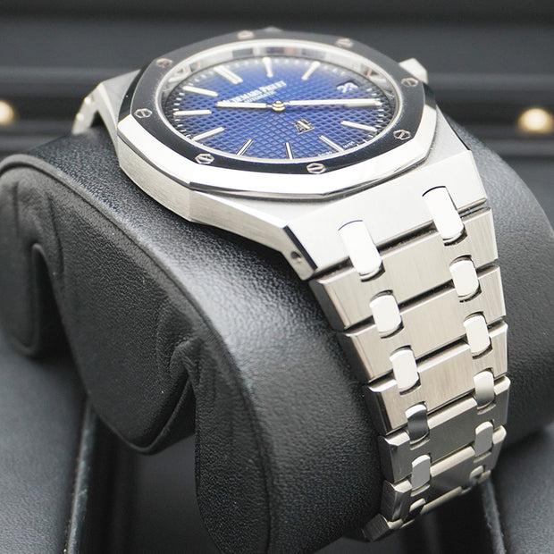 Audemars Piguet Limited Edition Royal Oak Extra-Thin 39mm 15202IP Smoked Blue Dial Pre-Owned