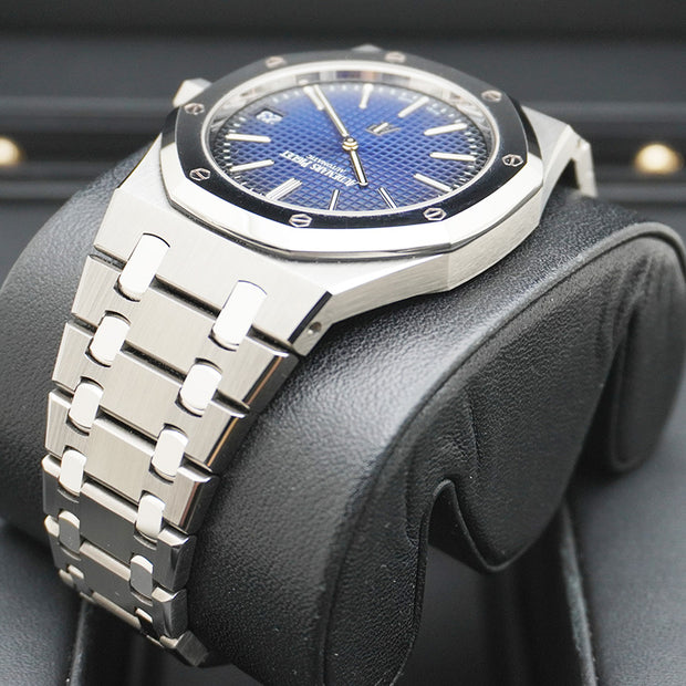 Audemars Piguet Limited Edition Royal Oak Extra-Thin 39mm 15202IP Smoked Blue Dial Pre-Owned