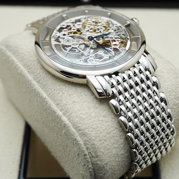 Patek Philippe Ultra-Thin Complication 39mm 5180-1G Openworked Hand-Engraved Dial Pre-Owned