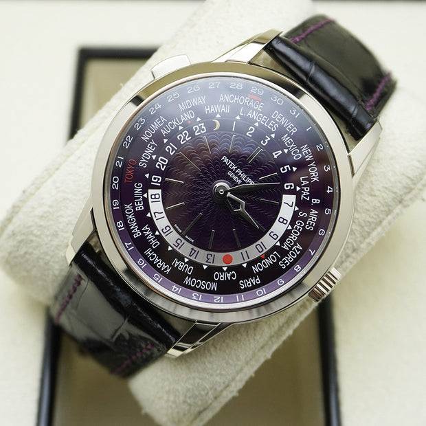 Patek Philippe World Time Complications Tokyo Edition 40mm Purple Dial 5330G-010