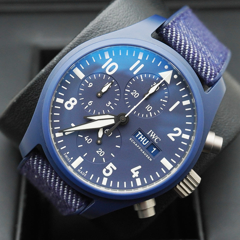 IWC Pilot's Chronograph Top Gun Oceana IW389404 Blue Dial