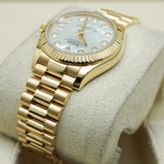 Rolex Datejust Mother Of Pearl Diamond Dial Fluted Bezel 31mm 278278