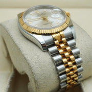 Rolex Datejust 36mm Two-Tone Silver Dial 116233 Pre-Owned