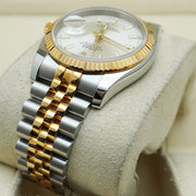 Rolex Datejust 36mm Two-Tone Silver Dial 116233 Pre-Owned