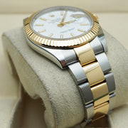 Rolex Datejust 41mm White Dial Fluted Bezel 126333