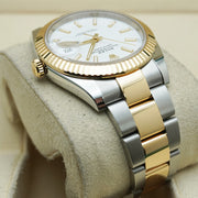 Rolex Datejust 41mm White Dial Fluted Bezel 126333