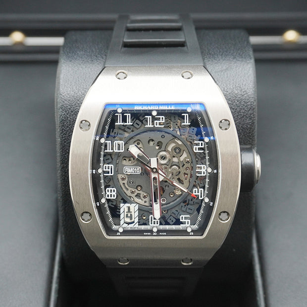 Richard Mille RM010 White Gold Openworked Dial 48mm Pre-Owned