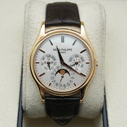 Patek Philippe Grand Complications Perpetual Calendar Moon Phase 37mm 5140R Silver Dial Pre-Owned