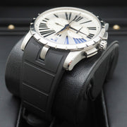 Roger Dubuis Excalibur 42mm Chronograph Silver Dial RDDBEX0388 Pre-Owned