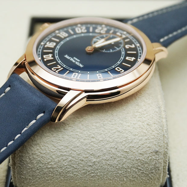 Patek Philippe Calatrava Travel Time 42mm Blue Dial 5224R