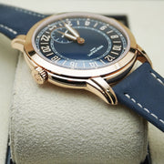 Patek Philippe Calatrava Travel Time 42mm Blue Dial 5224R