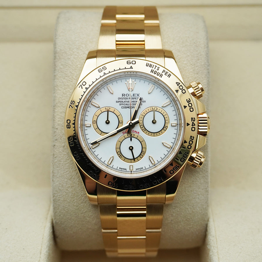 Rolex Cosmograph Daytona 40mm White Dial Watch | 126508
