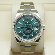 Rolex Sky-Dweller 336934 Green Dial Oyster Bracelet Stainless Steel