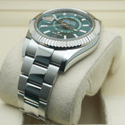 Rolex Sky-Dweller 336934 Green Dial Oyster Bracelet Stainless Steel