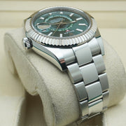 Rolex Sky-Dweller 336934 Green Dial Oyster Bracelet Stainless Steel