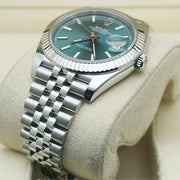 Rolex Datejust 41mm Mint Green Dial Fluted Bezel 126334