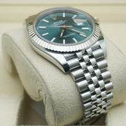 Rolex Datejust 41mm Mint Green Dial Fluted Bezel 126334