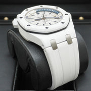 Audemars Piguet Royal Oak Offshore Diver 42mm 15707CB.OO.A010CA.01 White Dial Pre-Owned