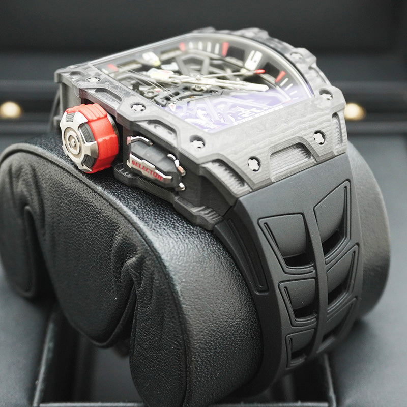 no　イニシャルR,M Richard Mille Rafael Nadal RM35-03 NTPT Carbon 50mm Openworked Dial