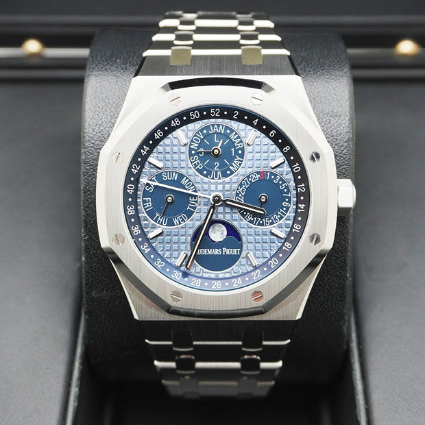 Audemars Piguet Royal Oak Perpetual Calendar 41mm 26574ST Blue Dial