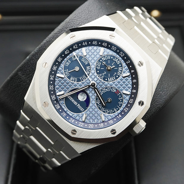 Audemars Piguet Royal Oak Perpetual Calendar 41mm 26574ST Blue Dial