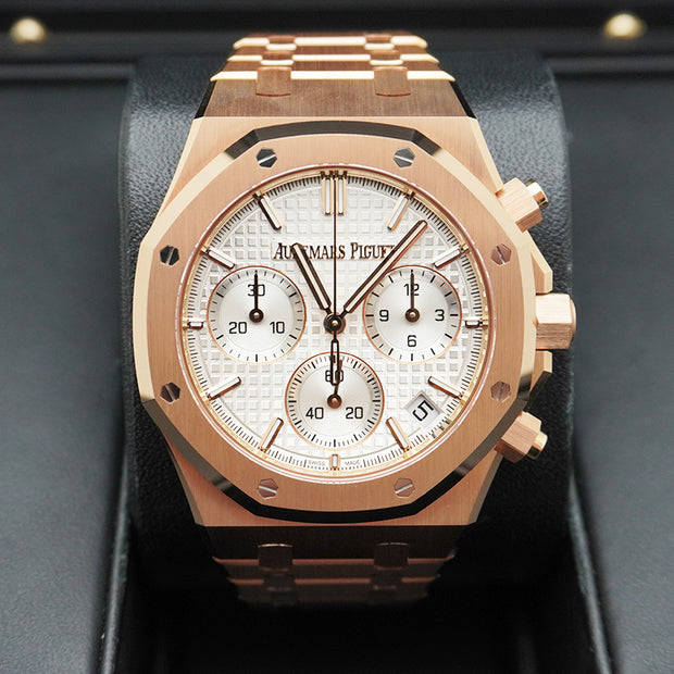 Audemars Piguet Royal Oak 41mm 50TH Anniversary 26240OR.OO.1320OR.03 White Dial