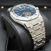 Audemars Piguet Royal Oak Self Winding Flying Tourbillon Extra-Thin (RD#3) 39mm 26670ST.OO.1240ST.02 Blue Dial