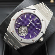 Audemars Piguet Royal Oak Selfwinding Flying Tourbillon Extra-Thin (RD#3) 37mm 26660ST.OO.1356ST.02 Purple Dial