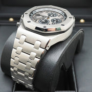 Audemars Piguet Royal Oak Offshore Chronograph Platinum Grey Dial 26470PT.OO.1000PT.01 Pre-Owned