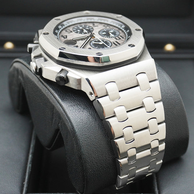 Audemars Piguet Royal Oak Offshore Chronograph Platinum Grey Dial 26470PT.OO.1000PT.01 Pre-Owned