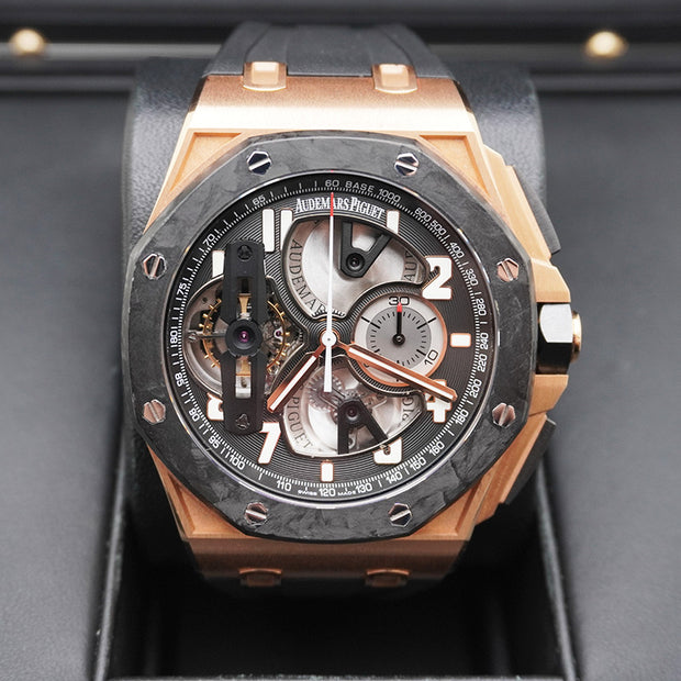 Audemars Piguet Royal Oak Offshore Tourbillon Chronograph 44mm 26288OF Openworked Dial Pre-Owned