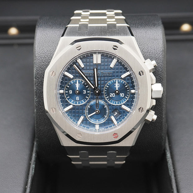 Audemars Piguet Royal Oak Chronograph 38mm 26715ST.OO.1356ST.01 Blue Dial Pre-Owned